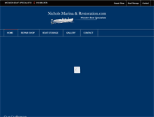 Tablet Screenshot of nicholsmarinaandrestoration.com